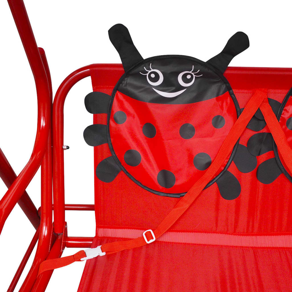 NNEVL Kids Swing Seat Red