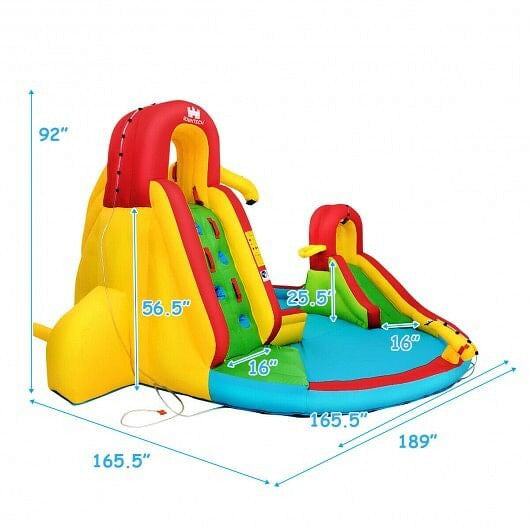 Kinder Geschenk Aufblasbare Wasserrutsche Bounce Park mit 480 W Gebläse