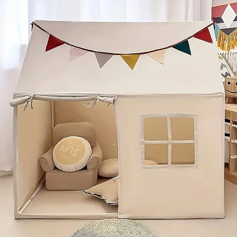 Little Dove Toys Starlight Spielzelt mit Matte - Großes Innen- und Außenspielhaus für Kinder
